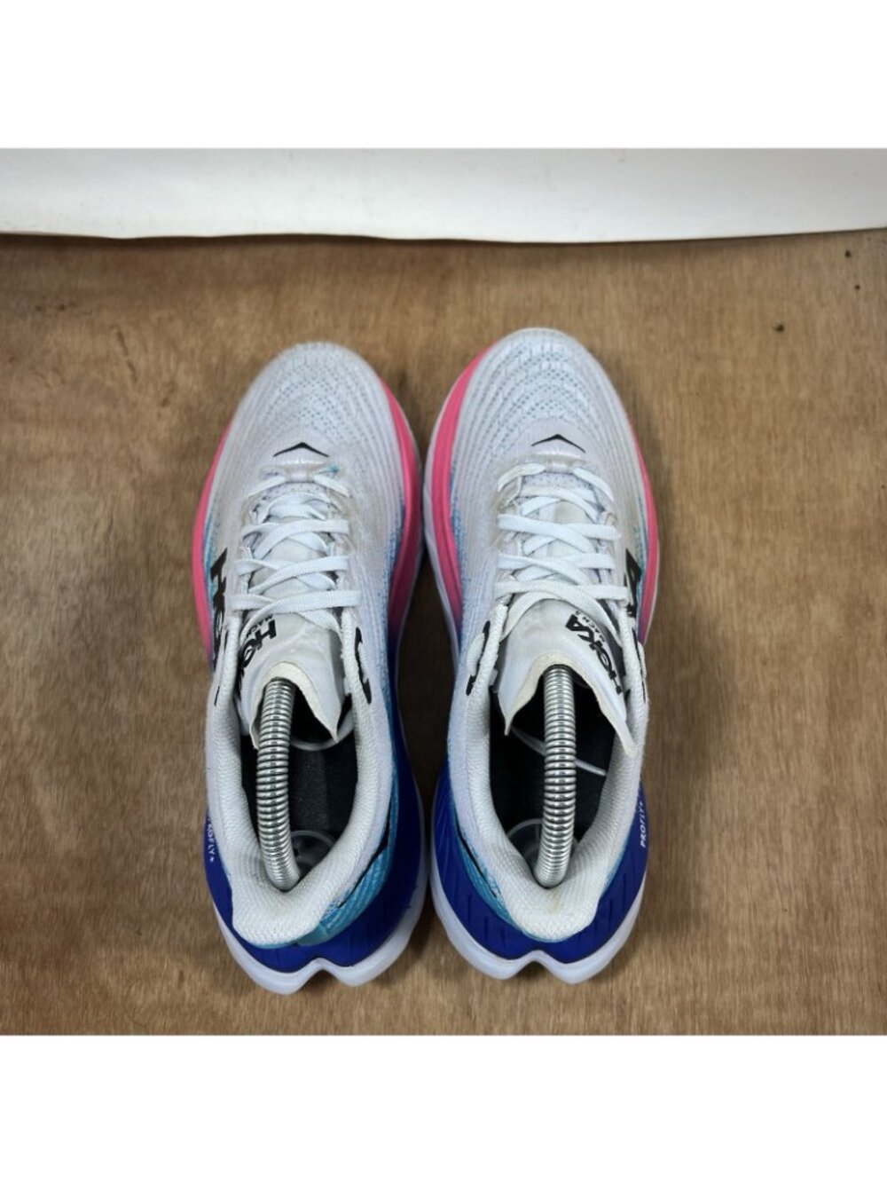 Hoka One One Mach 5 Womens Size 7 White Running Shoes Sneakers - Picture 5 of 9
